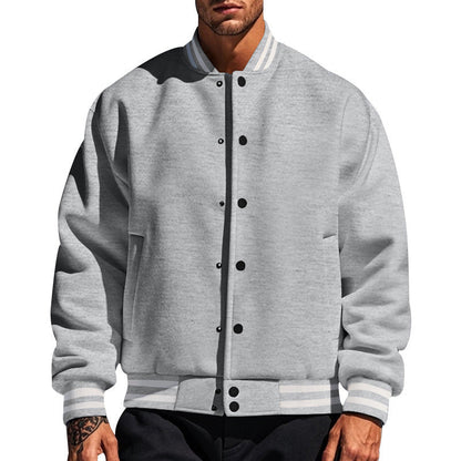 Herren Collegejacke Modern Sportlich Slim Fit - BerlinGlamour