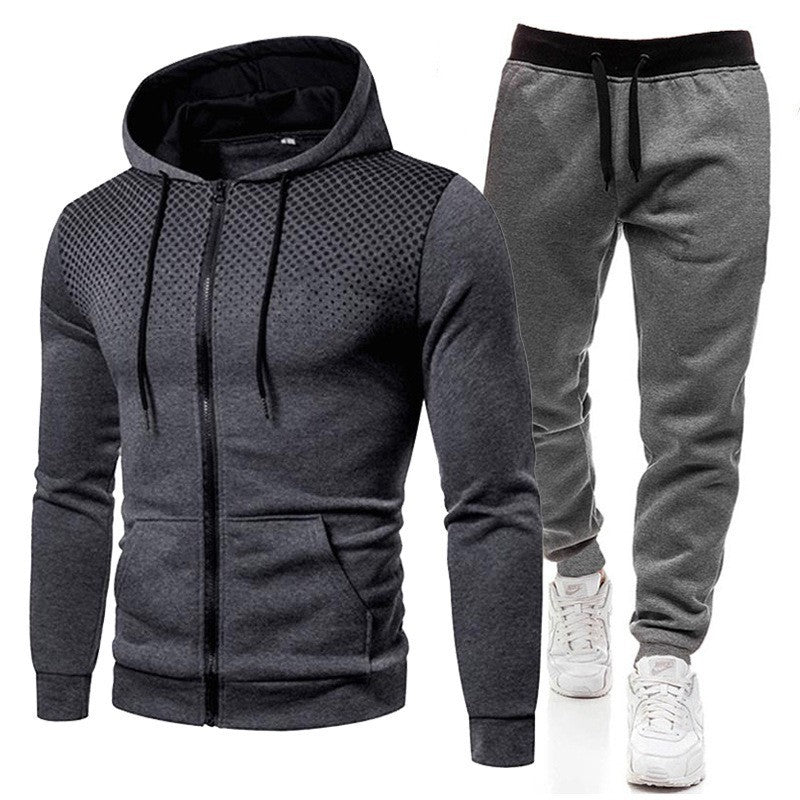 Trainingsanzug Herren Kapuze Sportlich Modern