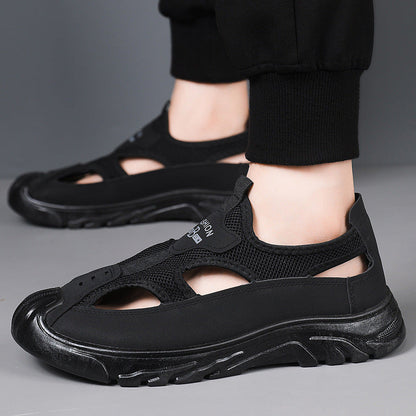 Damen Sandalen Freizeit Mesh Bequem Rutschfest