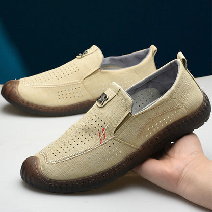 Damen Freizeitschuhe Atmungsaktiv Slip-On mit rutschfester Sohle