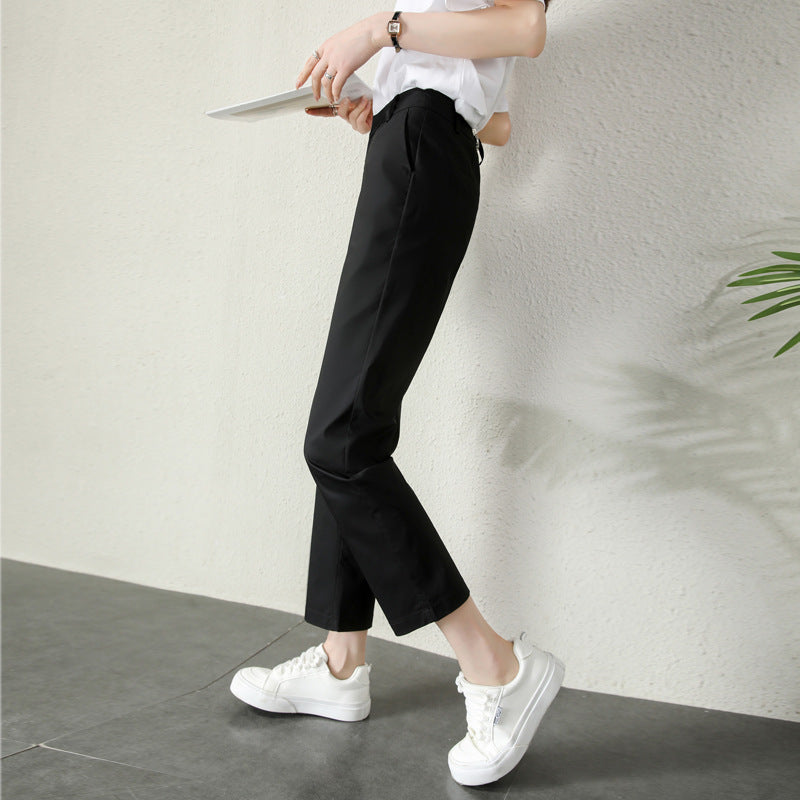 Damen Chino Hose Elegant Slim Fit