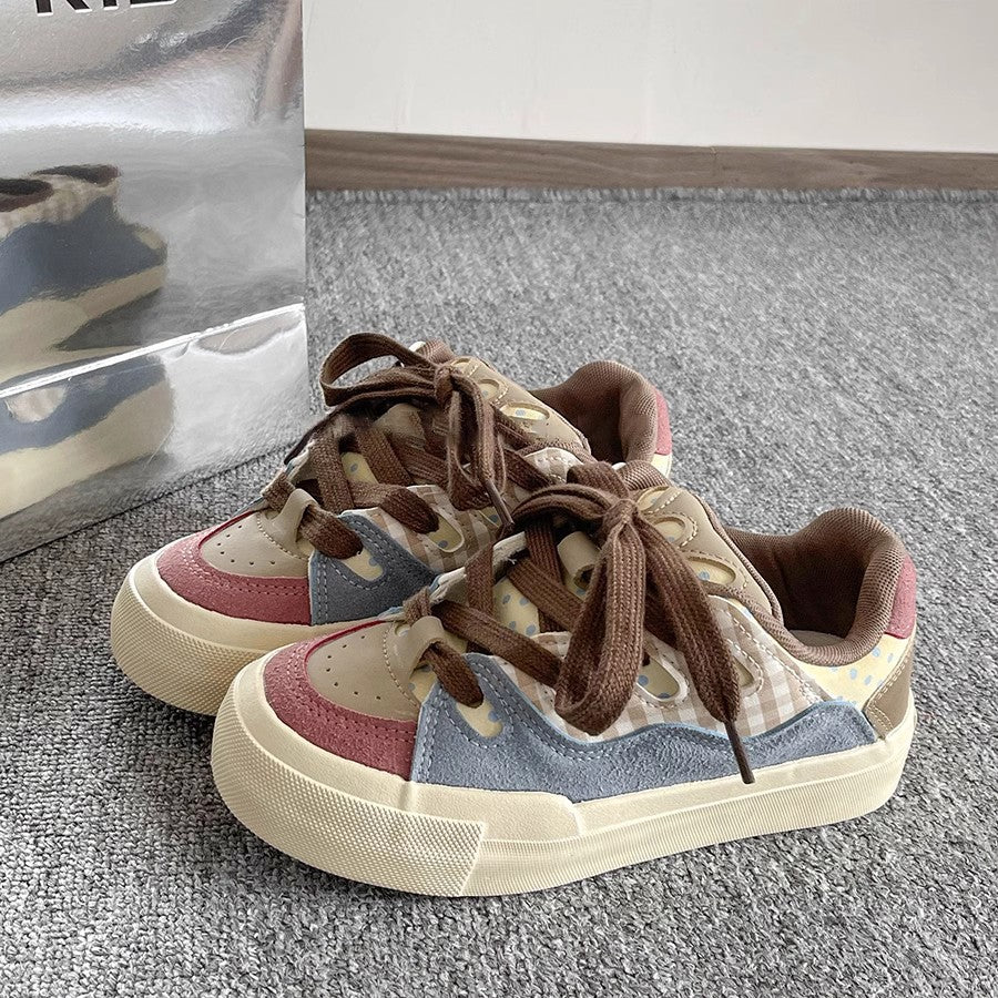 Damen Sneaker Tiermuster Rutschfest Schuhe Frauen