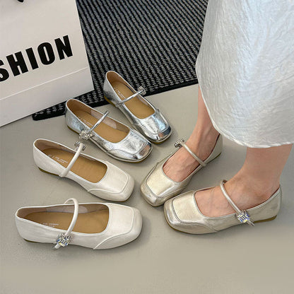 Damen Ballerinas Elegante Riemchen Schuhe Komfort - BerlinGlamour