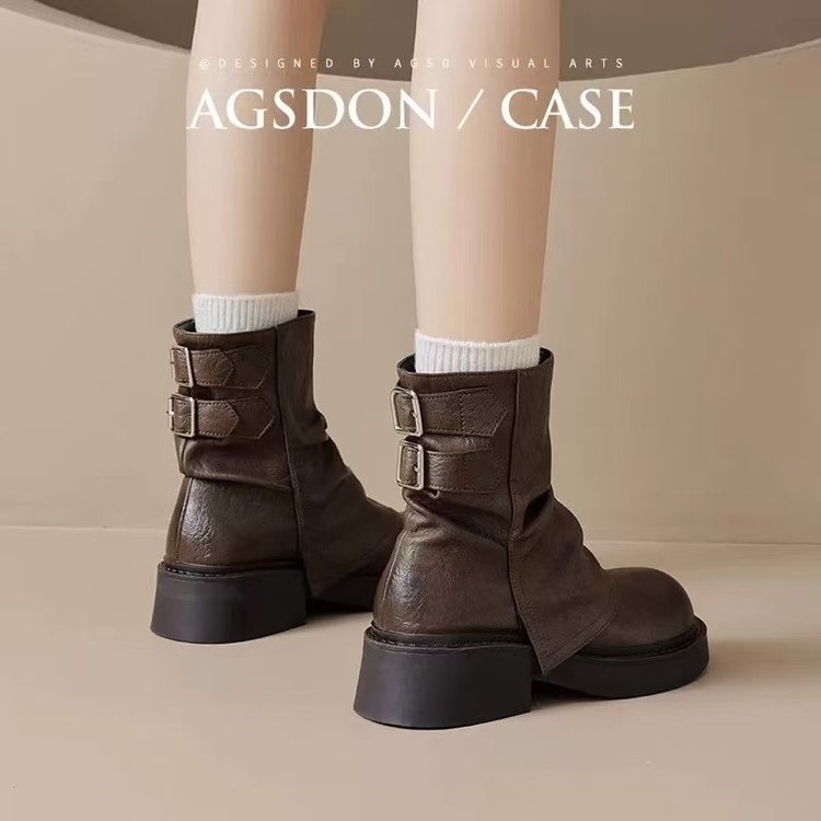 Damen Stiefeletten Komfortabel Moderner Stil