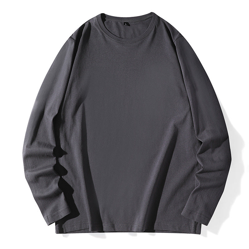 Herren T-Shirt Langarm Atmungsaktiv Rundhals