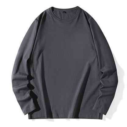 Herren T-Shirt Langarm Atmungsaktiv Rundhals