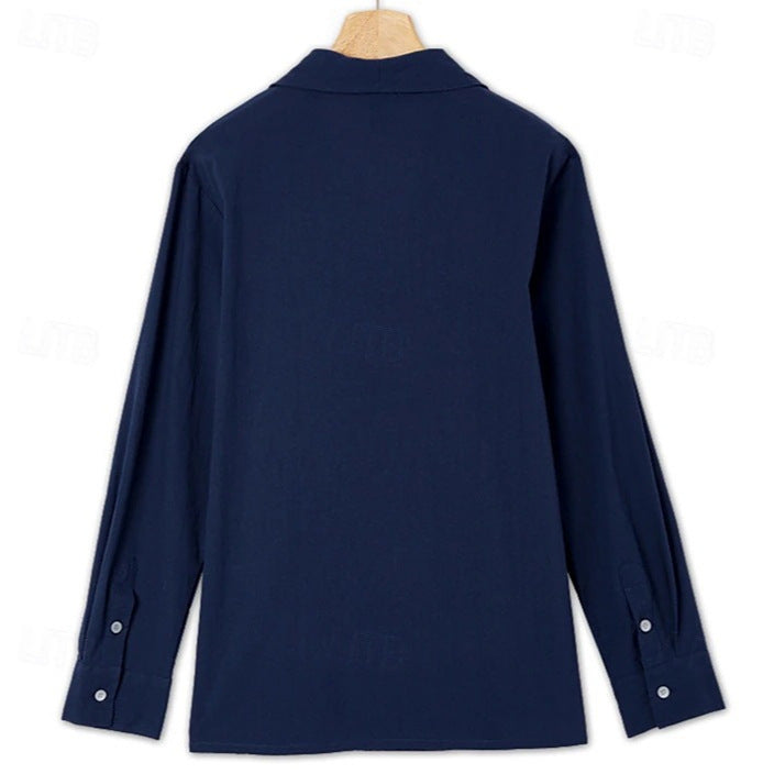 Herren Leinenblazer Modisch Doppelreihig Knöpfe Sommerjacke