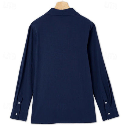 Herren Leinenblazer Modisch Doppelreihig Knöpfe Sommerjacke