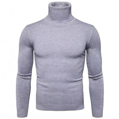 Herren Rollkragenpullover Feine Merinowolle Modern