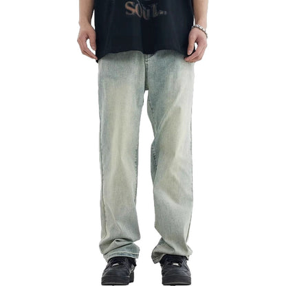 Herren Jeans Niedriger Bund Relaxed Fit Denim