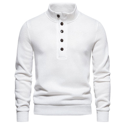 Herren Pullover Stehkragen Weich Gemütlich Winter