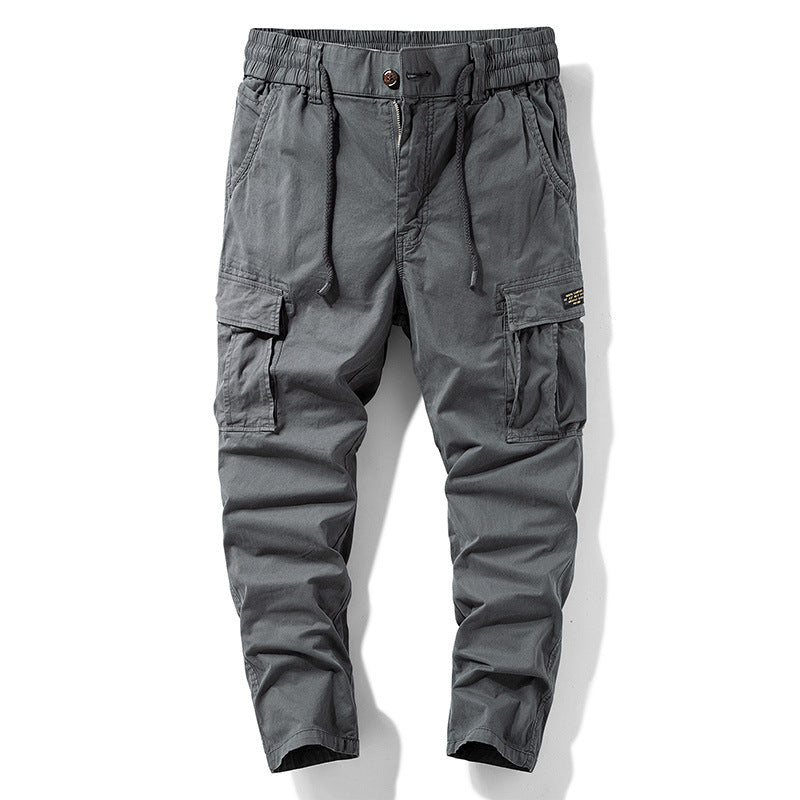 Herren Cargo-Hose Bequem Elegant Grau - BerlinGlamour