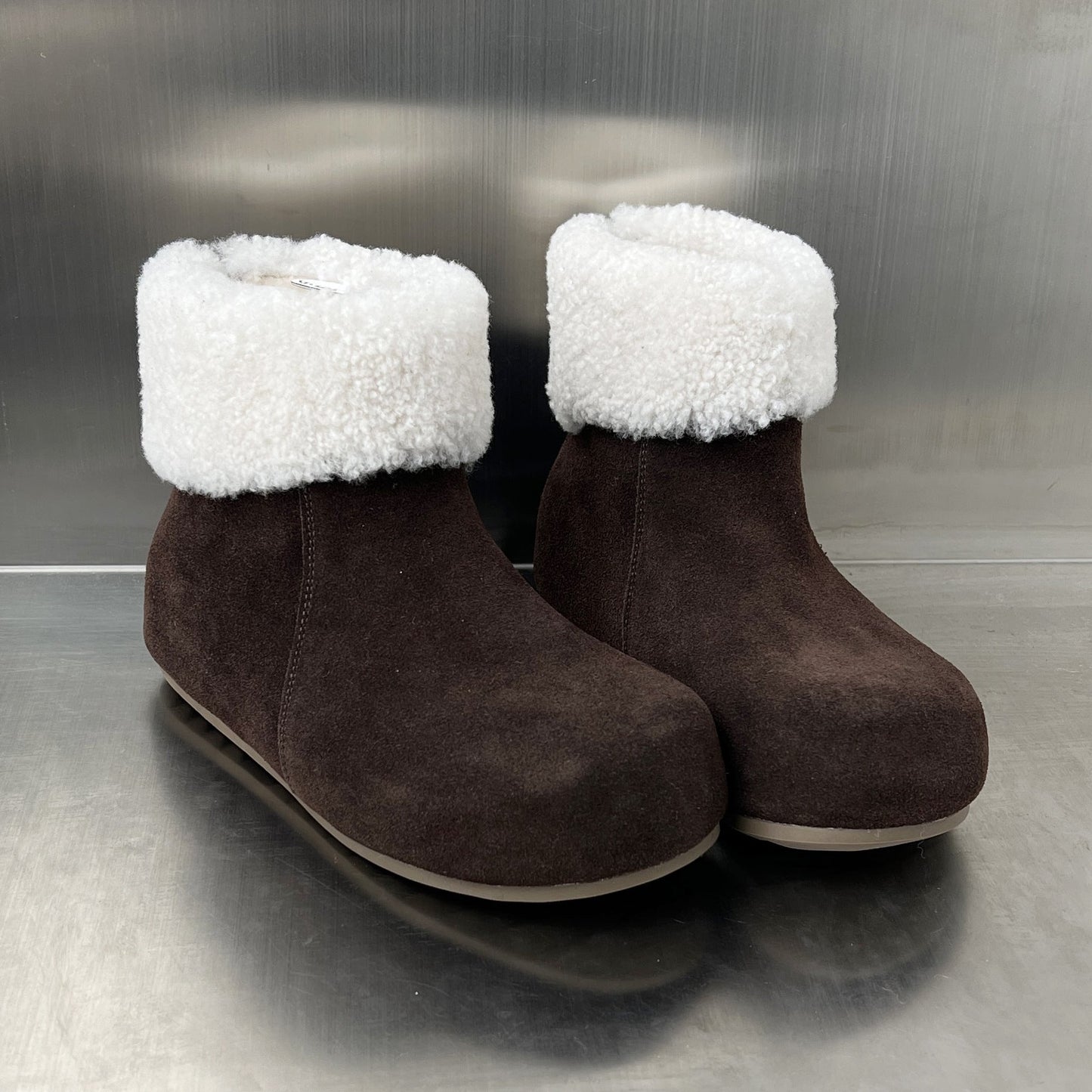 Damen Fleece-Stiefel Weich Warm Rutschfest Winterstiefel