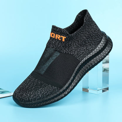 Damen Stricksneaker Atmungsaktiv Flexibel Bequem