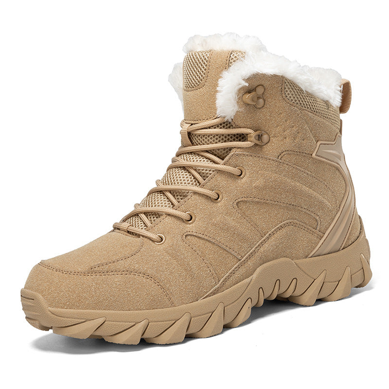 Wanderschuhe Damen Winter Warm Isoliert Rutschfest