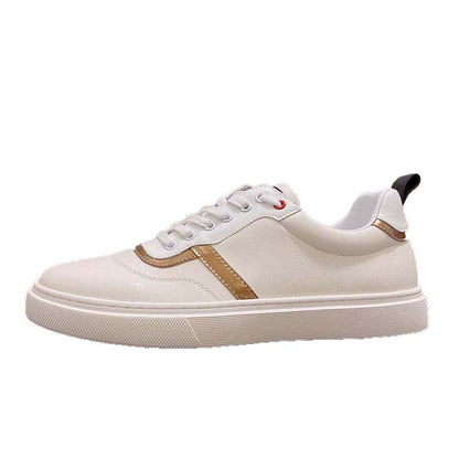 Damen Sneaker Sportlich Elegant Lederoberfläche Modern
