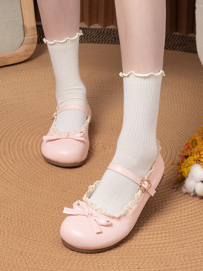 Damen Ballerina Schuhe Bequem Elegante Riemen
