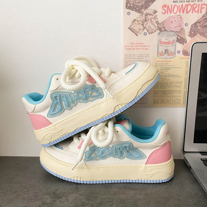 Damen Sneaker Bequem Bunt Sportlich Atmungsaktiv