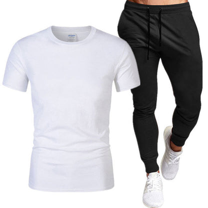 Herren Sportset T-Shirt und Jogginghose Sportlich Komfortabel