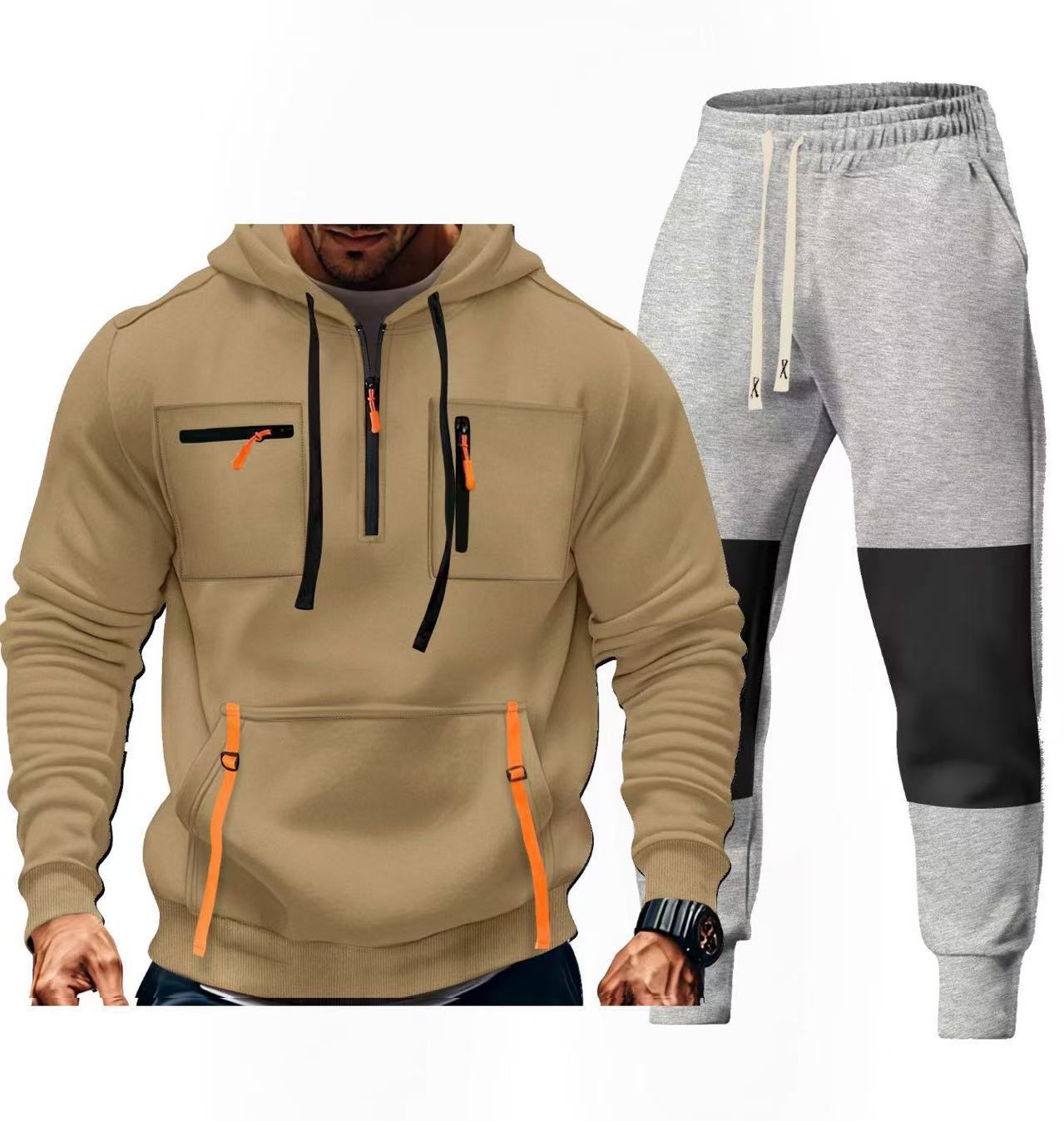 Herren Sportbekleidungsset Funktionstaschen Sportlich Modern