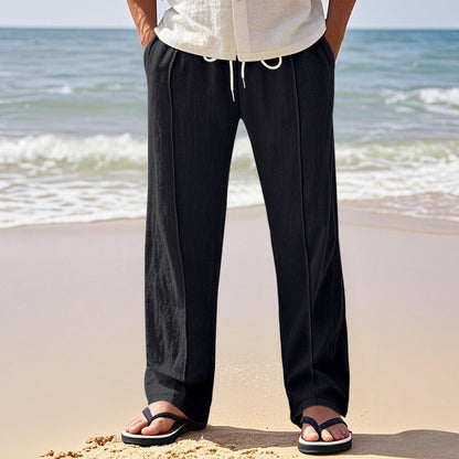 Herren Strandhose Leicht mit Kordelzug und Seitentaschen