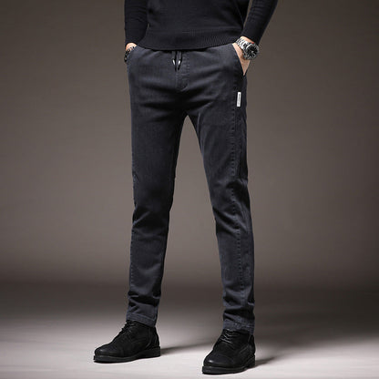 Bequeme Herren Chino-Hosen Elastisch Stretch