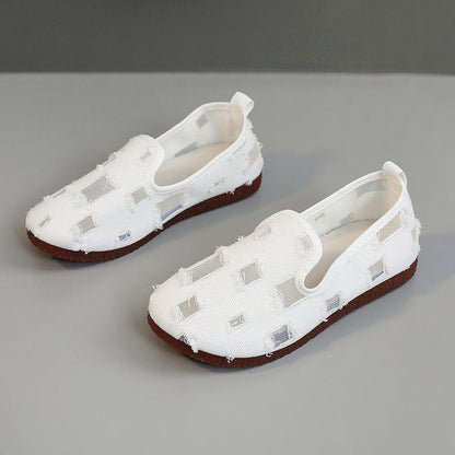Damen Hausschuhe Slip-On Bequem atmungsaktiv