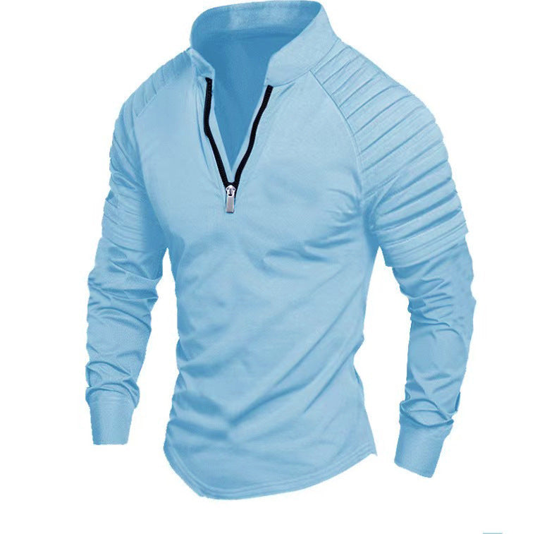 Herren Sportpullover Modern mit Zip und Stylish Look