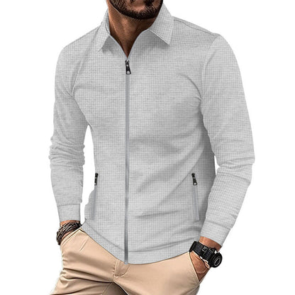 Herren Sportjacke Funktionsjacke Reißverschlusstaschen