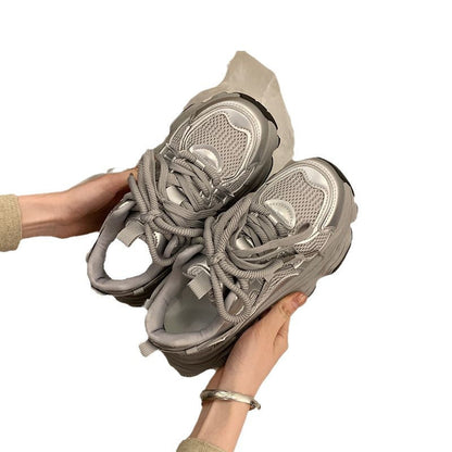Damen Sneaker Sportlich Chunky bequem atmungsaktiv