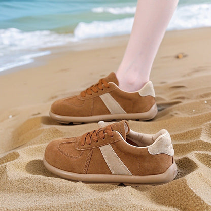 Damen Sneaker Weiches Suede Obermaterial Atmungsaktiv