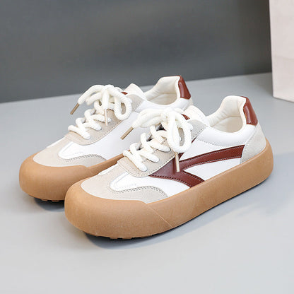 Damen Sneaker Bequem Sportlich Weiß Schwarz