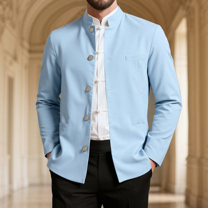Herren Designerjacke Elegant Leder Modern