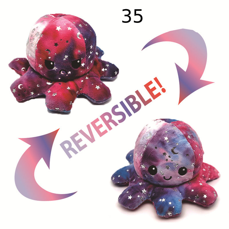 Reversibler Plüsch Octopus Kuscheltier Einzigartig