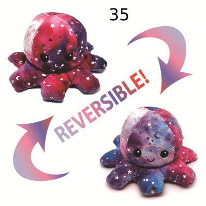 Reversibler Plüsch Octopus Kuscheltier Einzigartig