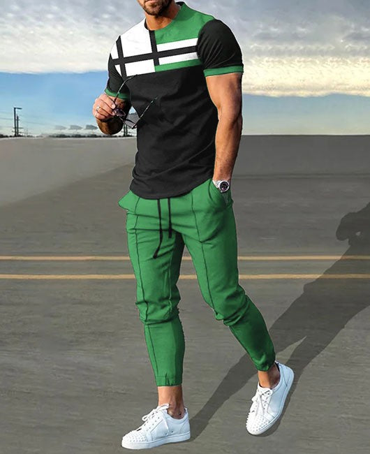 Herren Poloshirt Modern Farbblockdesign Relaxed Fit