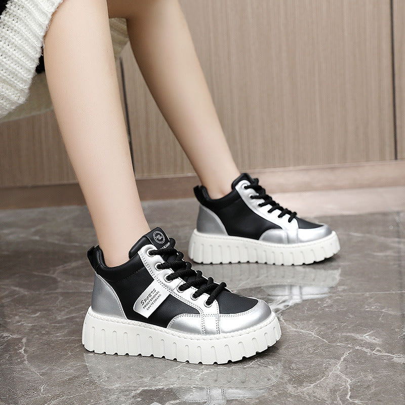 Damen Sneaker High-Top Sportlich Robust
