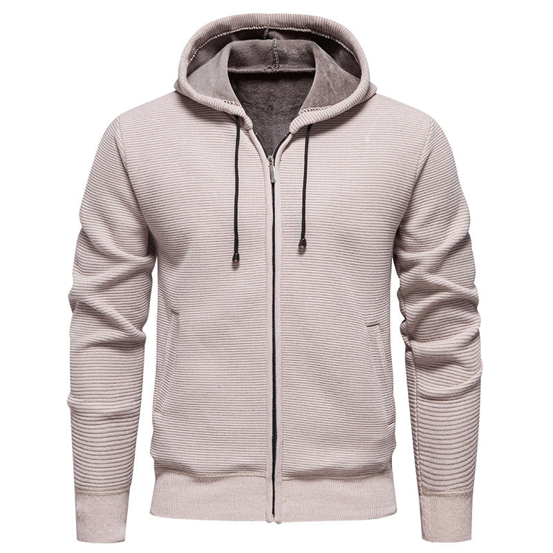 Herren Kapuzenjacke Modern Style Softshell Schwarz