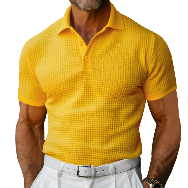Herren Poloshirt atmungsaktiv Struktur Optik Berlin
