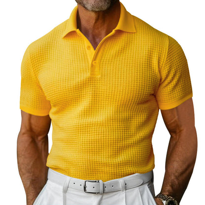 Herren Poloshirt atmungsaktiv Struktur Optik Berlin