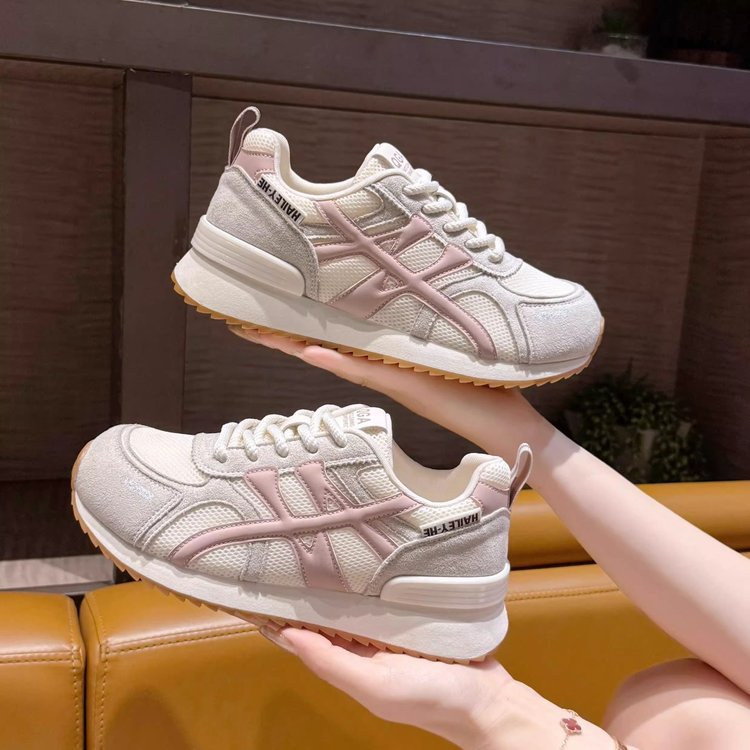 Damen Sneaker Retro Sportlich Atmungsaktiv Mit Dämpfung