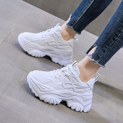 Damen Sneaker Chunky Bequem Dämpfung robust