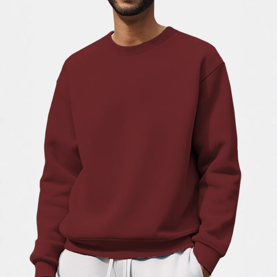 Herren Sweatpullover Lässig Oversized Schultern Cut-Out