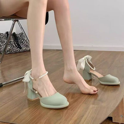 Damen Pumps Hochhackig Elegante Fesselriemen