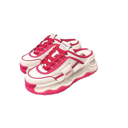 Damen Sneaker Sportlich Modern Elastisch Schwarz