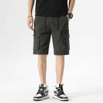 Herren Cargoshorts Bequem Elastisch Mit Vielen Taschen
