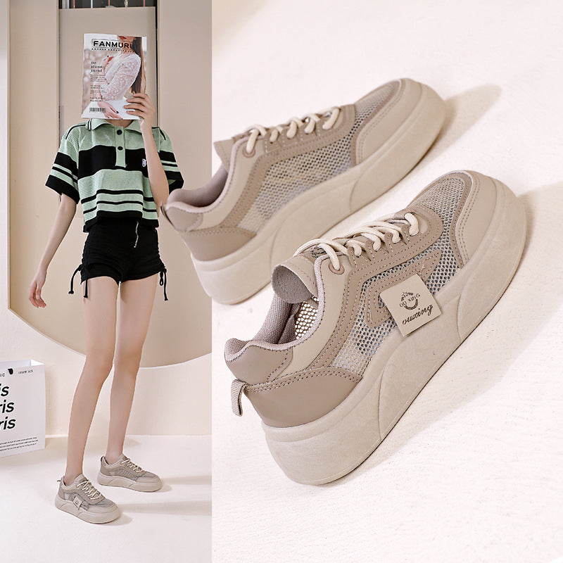 Damen Sneaker atmungsaktiv Komfort Sohle Schuhe Sport - BerlinGlamour