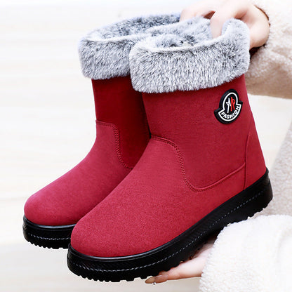 Damen Winterboots Warm Kuschelig Rutschfest