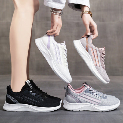Damen Laufschuhe Atmungsaktiv Flexibel Mesh