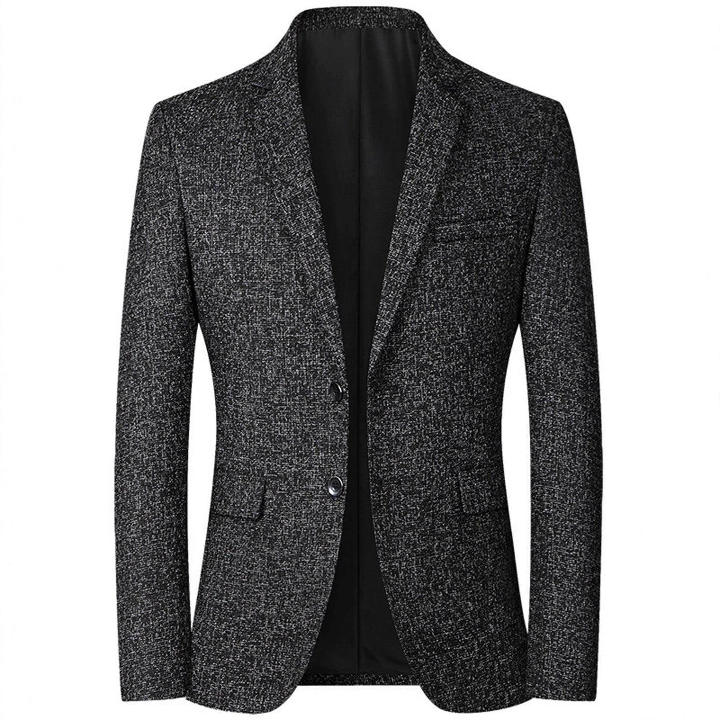 Herren Blazer Elegant Strukturiert Freizeitjacke Modern